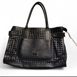 Velez Leather Black Women's Handbag